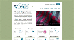 Desktop Screenshot of complex-weavers.org